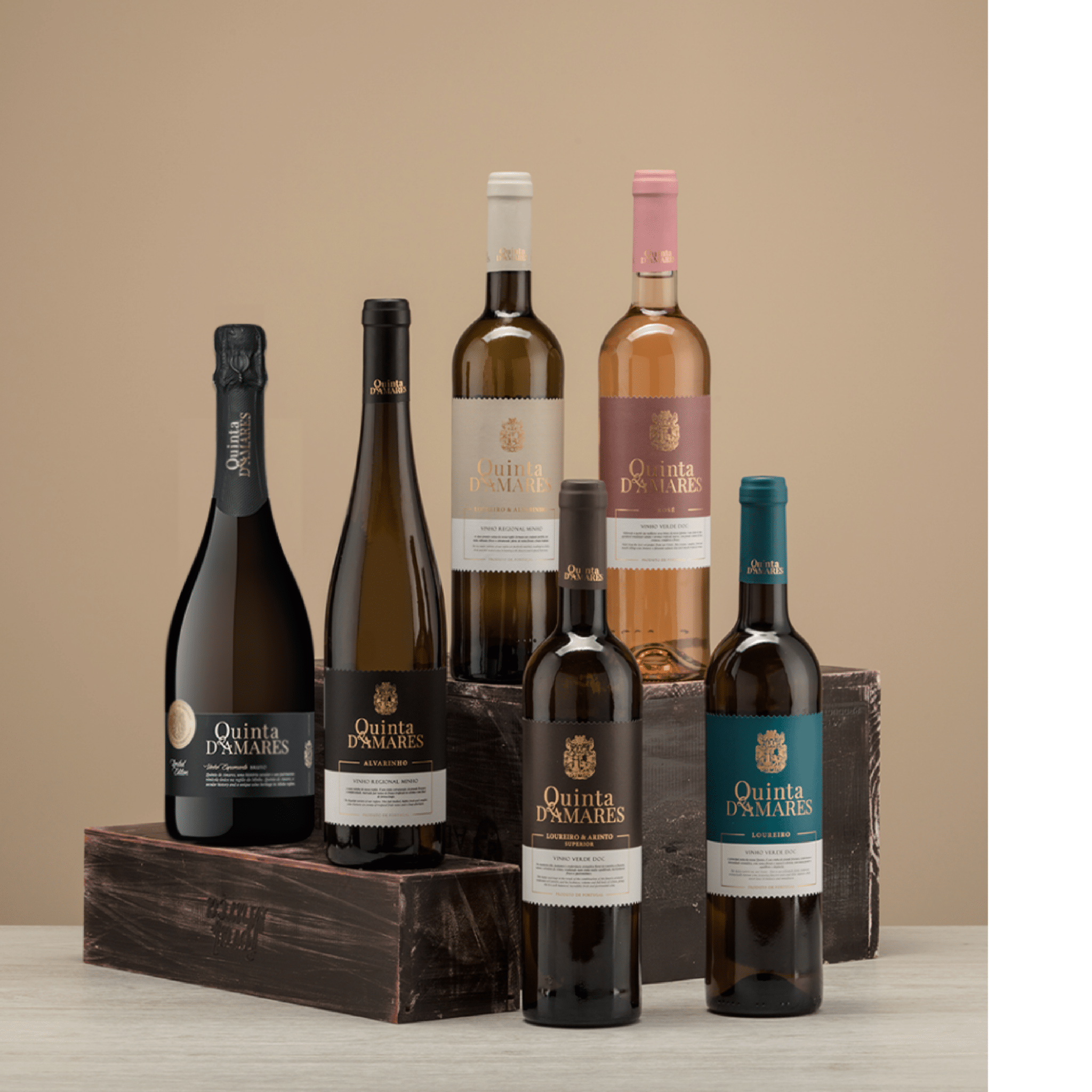 Gamme de Vinho Verde Quinta d'Amares Portugal, disponible chez Terrassol