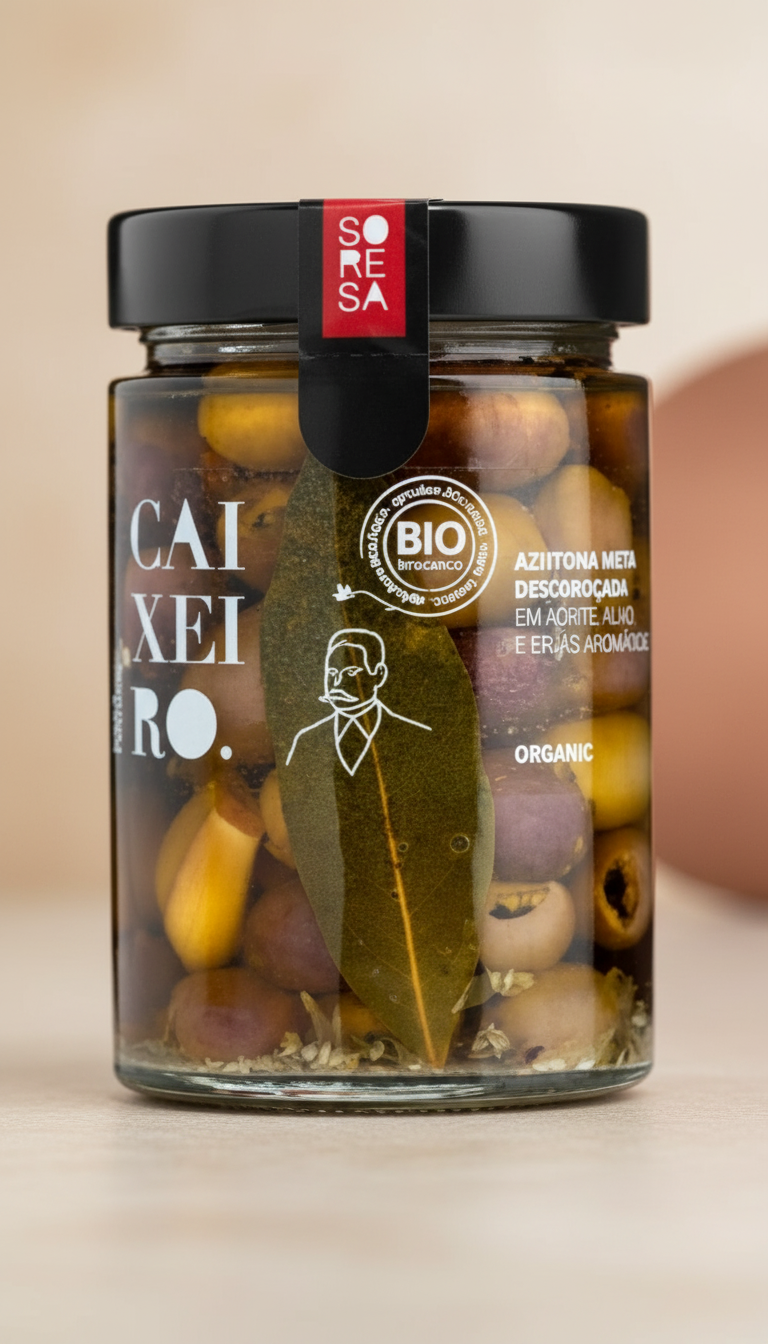 Olives à l'ail Caixeiro Bio