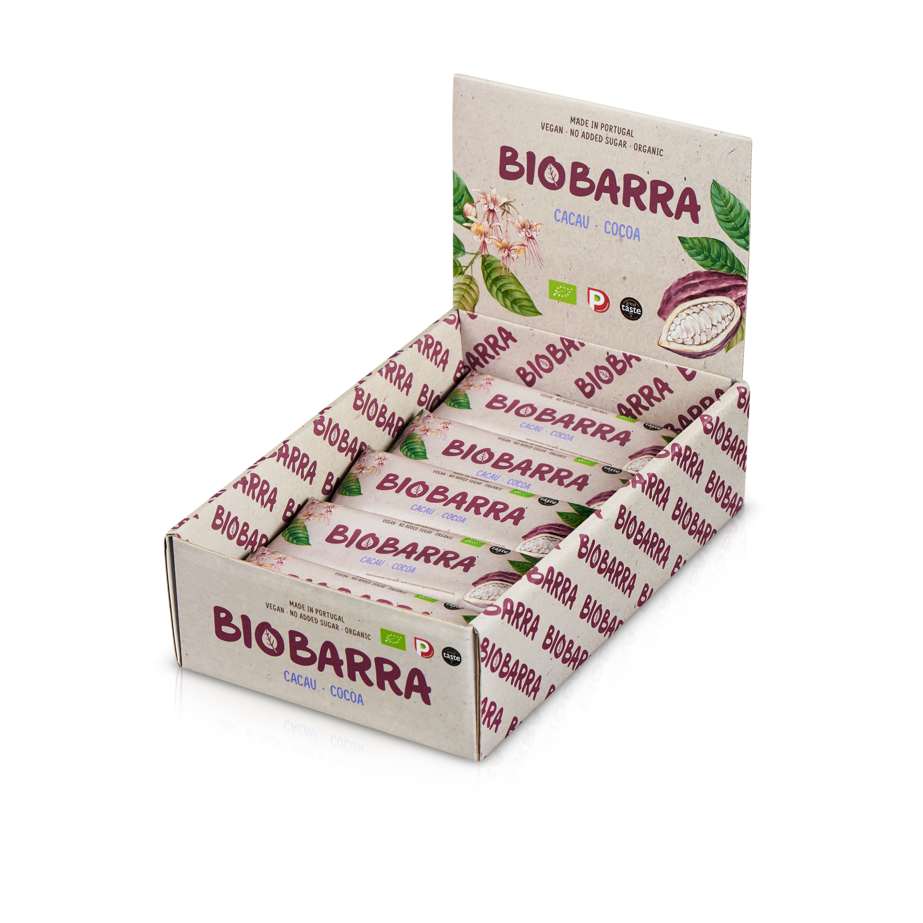 Boîte de 25 Barre énergetique Cacao 30g(BioBarra)
