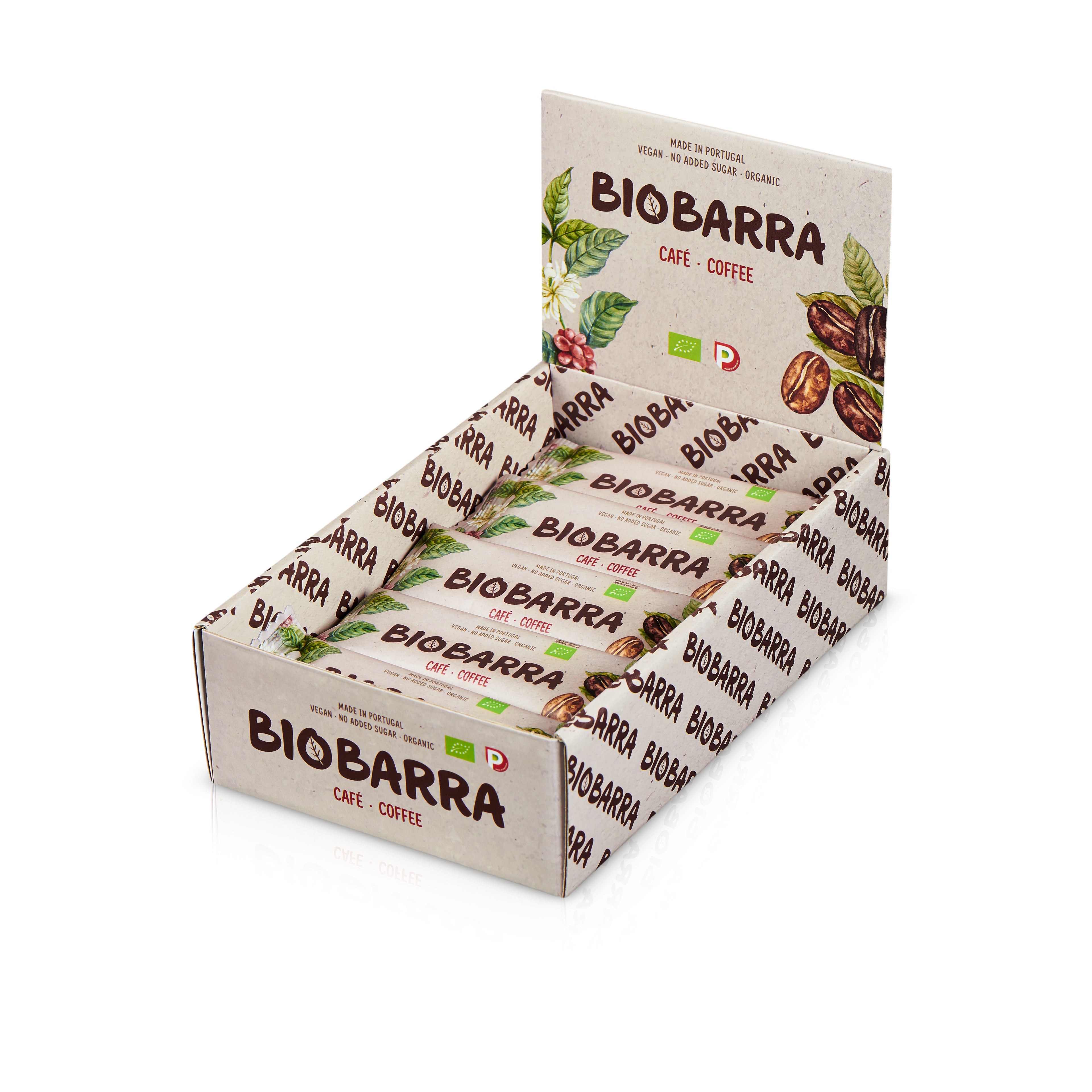 Boîte de 25 Barre énergetique Café 30g (BioBarra)