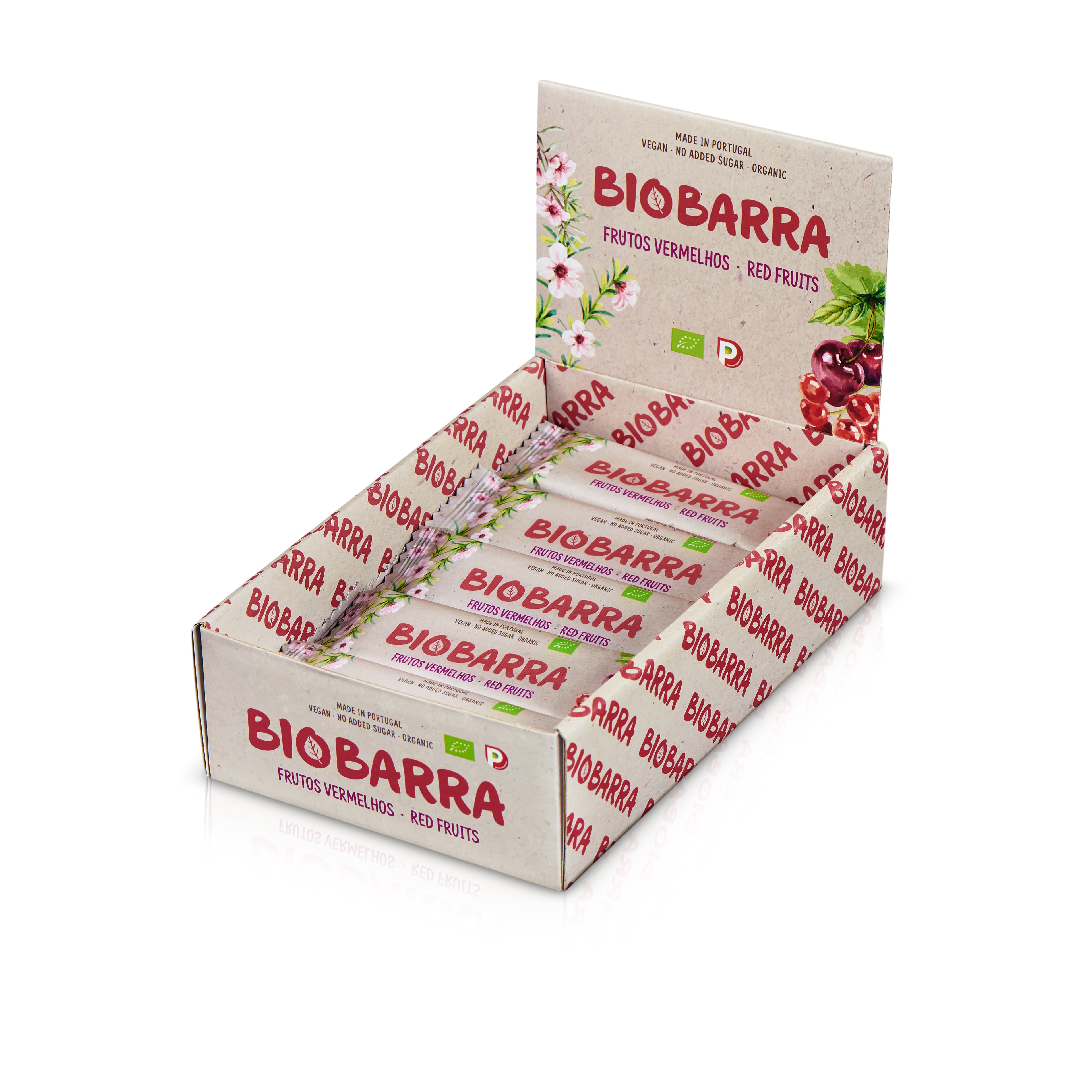Boîte de 25 Barre énergetique Fruits rouges 30g (BioBarra)