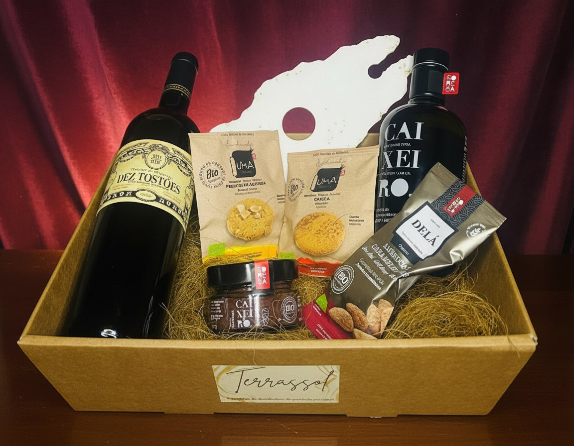 Coffret Découverte Terrassol – Vin, Huile d'Olive et Gourmandises Portugaises