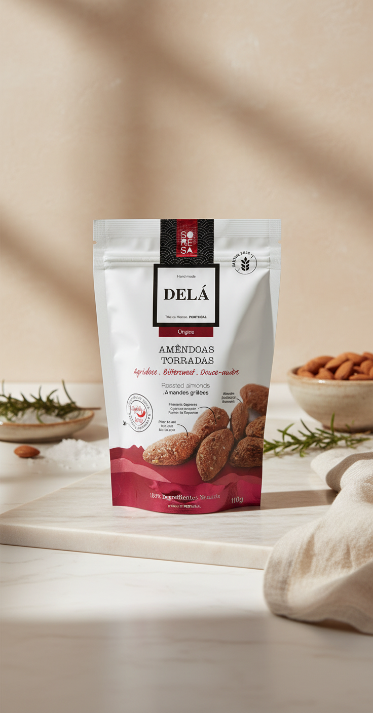 Amandes Torrefié aigre-doux 110g Delá