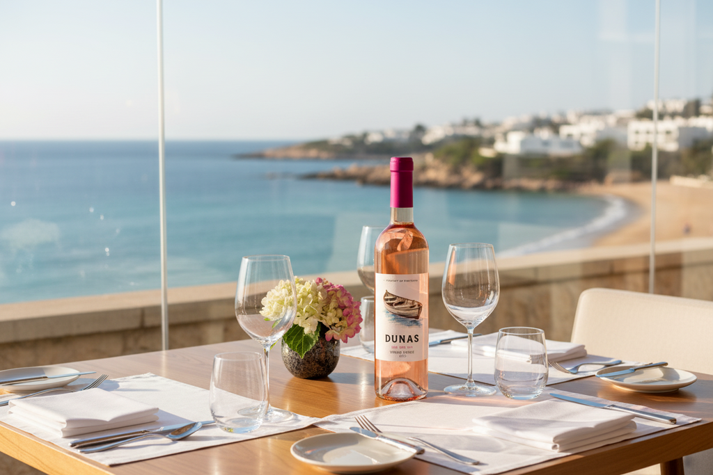 Vin rosé frais et légèrement petillent Vinho Verde Quinta d'Amares 